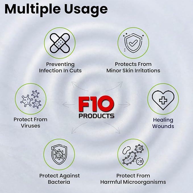 F10 Antiseptic Barrier Ointment for Reptiles, Birds, Small Animals & Exotic Animals, Natural Wound Healing Ointment for Pet, Relieves Pain & Prevents Infection - 500g