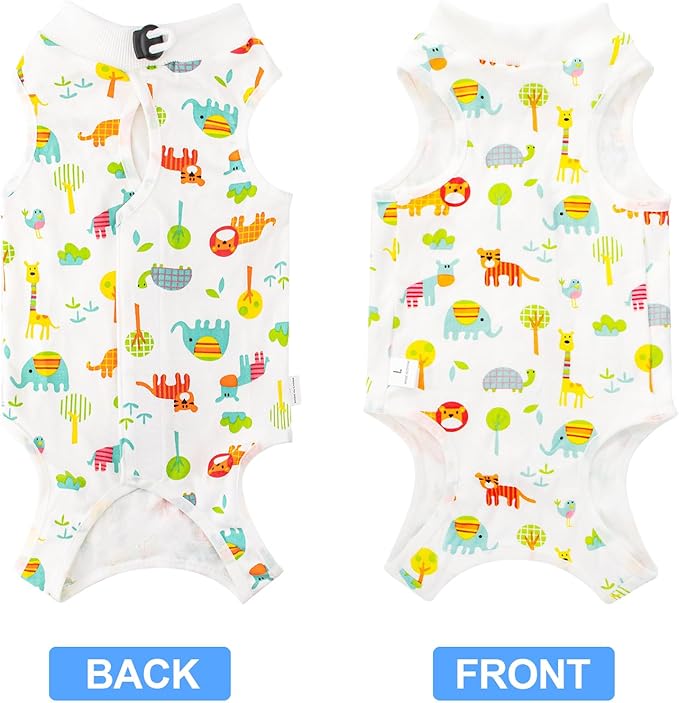 Cat Recovery Suit Female, Breathable Cat Onesie After Surgery Female for Abdominal Wounds or Skin Diseases, Surgery Recovery Suit Kitten Onesie After Spay Wear Anti Licking
