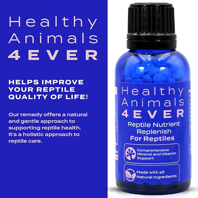 HA4E - Reptile Nutrient Replenish - Mineral & Vitamin Support for Balanced Nutrition, Skin Health, Growth & Vitality - 300 Tablets