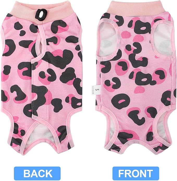 Cat Recovery Suit Female, Breathable Cat Onesie After Surgery Female for Abdominal Wounds or Skin Diseases, Surgery Recovery Suit Kitten Onesie After Spay Wear Anti Licking