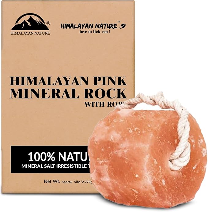 Animal Licking Salt Mineral Rock,100% Natural Rock Salt - Deer Attractant Rock