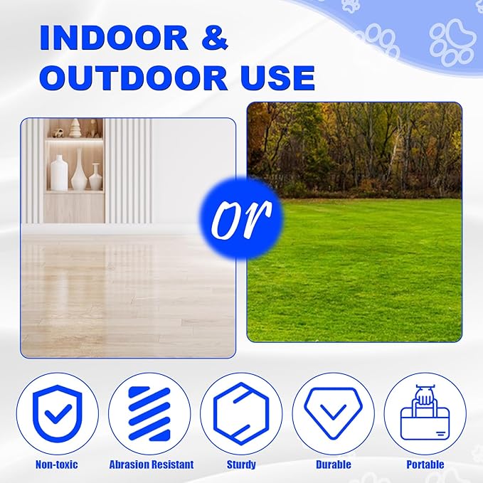 10 Foot Dog Agility Tunnel with Sandbags, 24 Inch Open Indoor Outdoor Dog Agility Training Equipment for Large Medium Small Dogs