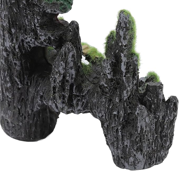 Pssopp Aquarium Mountain View, Aquarium Rockery Landscape Rockery Landscape Rock Hiding Cave Artificial Hill Fish Tortoise Aquarium Landscape Ornament for Fish Aquarium Terrarium