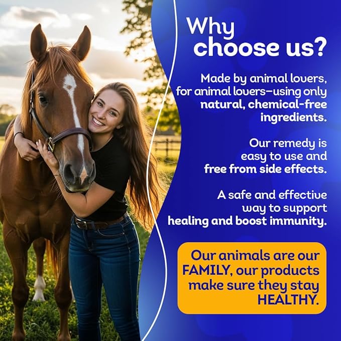 HealthyAnimals4Ever HA4E - Horse Laminitis Support - Hoof Care for Damaged & Injured Hooves - Highly Effective, Natural Homeopathic Supplement - Pellets, Barn Size