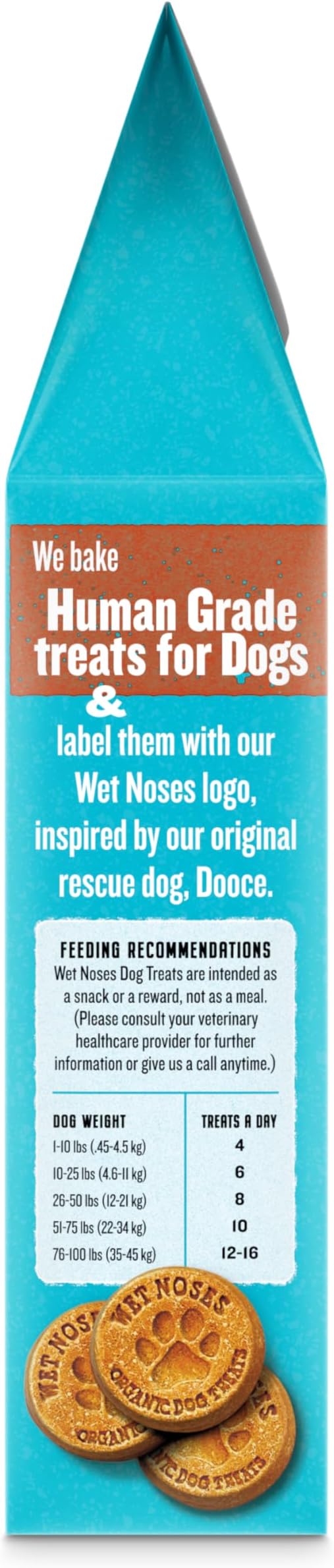 All Natural Dog Treats, Made in USA, 100% USDA Certified Organic, Non-GMO Project Verified, 14 Oz Box, Peanut Butter & Molasses Flavor, 2 -Pack