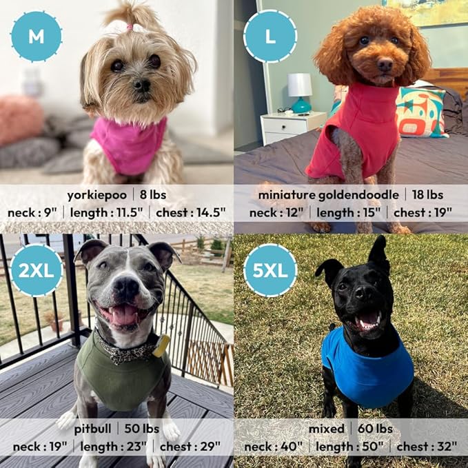 Gooby Microfiber Stretch Fleece Vest Dog Sweater - Blue, 6X-Large - Warm Pullover Microfiber Fleece Dog Jacket for Small to Large Dogs