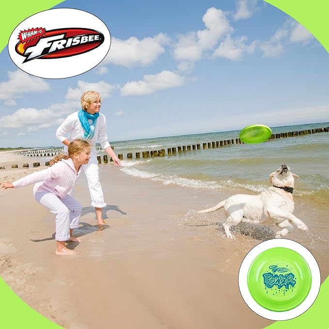 Wham-O Frisbee Fastback Flying Disc, 9.35 Inch Dog-Friendly Lightweight Toy for Professional Players Outdoor Beach Park Backyard Game - 100g