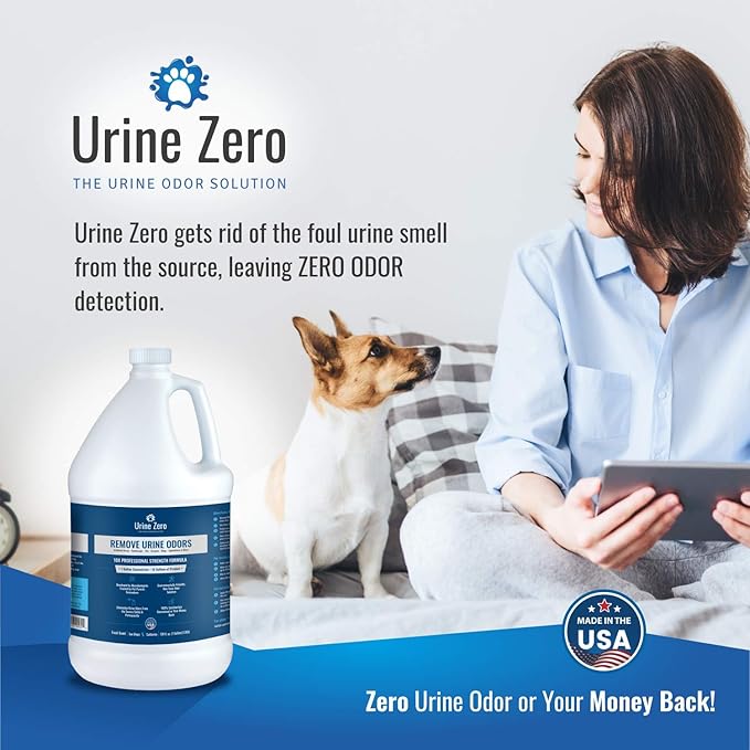 Pet Odor Eliminator Spray - Bio-Enzyme Cleaner for Dog & Cat Urine | Instantly Removes Odors on Artificial Grass, Carpet, Rugs & Tile | Pet & Kid Safe, 32 oz Ready-to-Use