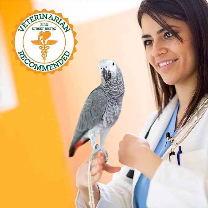 Parrot Food - Parakeet & Cockatiel Food - Cooks in 3-15 min with Natural & Organic Grains, Legumes, Non-GMO Fruits & Health-Oriented Spices