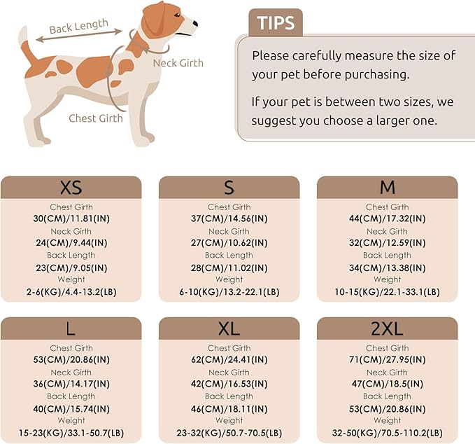 SAWMONG Dog Sweater, Dog Sweaters for Medium Dogs Girls Boys, Pullover Turtleneck Knitted Doggy Sweatshirt, Cold Weather Pet Clothes(Khaki, Medium