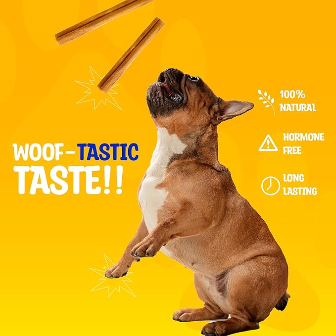 Paw & Pantry 6" Beef Collagen Sticks for Dogs (20 Pk) - Rawhide Free, All Natural Collagen Chews - Long Lasting Dog Treats Promote Hip, Joint, Skin, Coat & Dental Health
