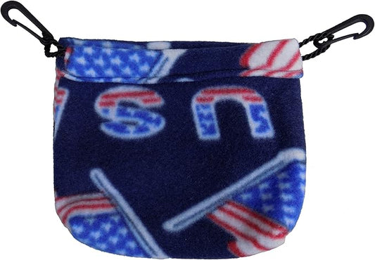 Sleeping Pouch for Sugar Gliders and Other Small Pets (USA Flag)