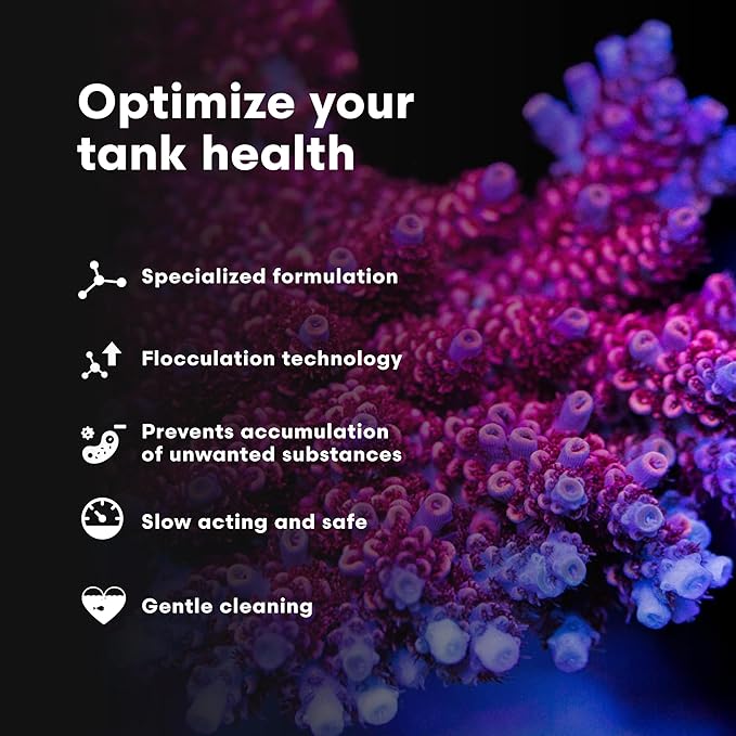 Brightwell Aquatics - Razor Marine - Unique Systemic Fish Tank Cleaner for Marine Aquariums - Aquarium Water Treatments, 33.8 fl oz