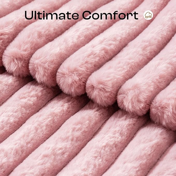 MEWOOFUN Dog Sofa Bed, Fluffy Dog Couch with Removable Washable Cover, Supportive Puppy Bed for Medium Sized up to 45 lbs (Pink, 36x28x12)