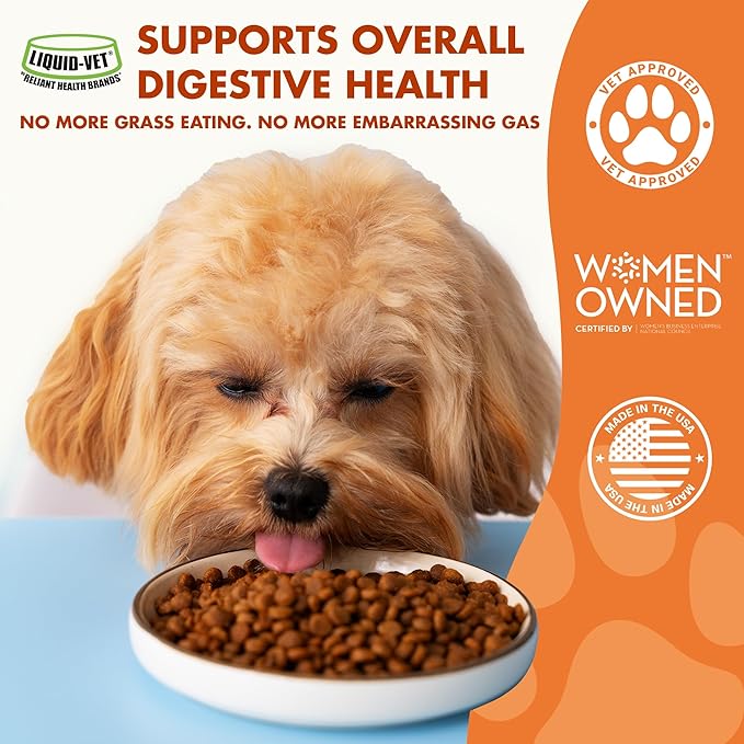 Pre & PostBiotic Support for Dogs – Digestive Upset, Stool Quality & Sensitive Stomach Support – Easy Liquid Formula for Picky Eaters