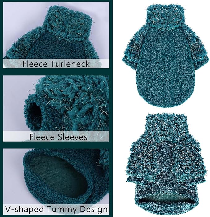 Small Dog Sweaters Winter Dog Clothes Dog Sweater for Chihuahua Dachshund Yorkie Soft Thickening Warm Dogs Shirt Winter Puppy Sweater for Dogs