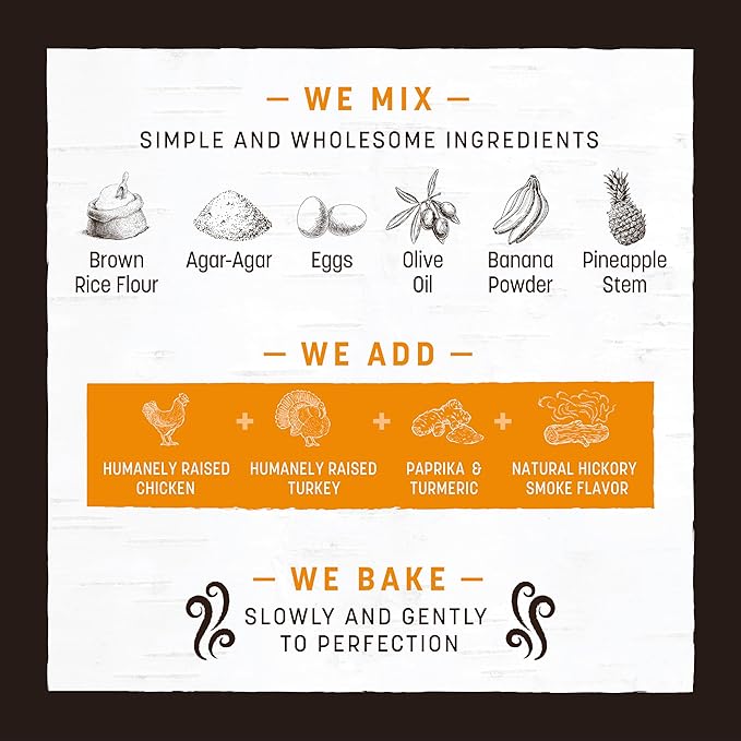 Earth Animal No Hide Strips Barbeque Smoked Chicken & Turkey Flavored Natural Treats | No Rawhide | Quick & Thin Dog Chews - 16 Count