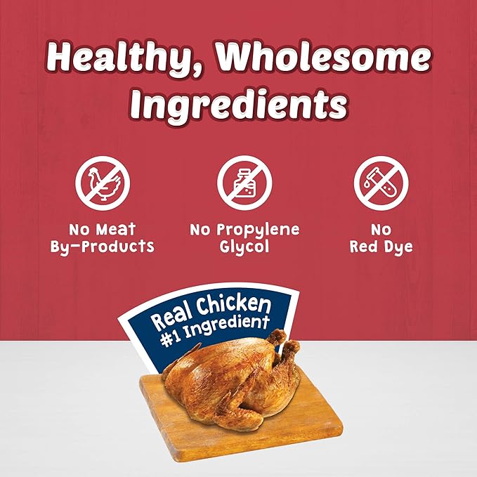 Blue Buffalo Stix Natural Soft Moist Dog Treats Chicken Recipe Bag