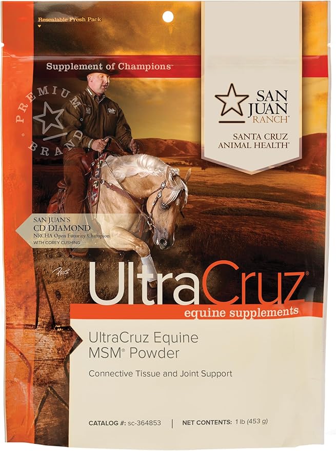 UltraCruz Equine MSM® Powder, 1 lb