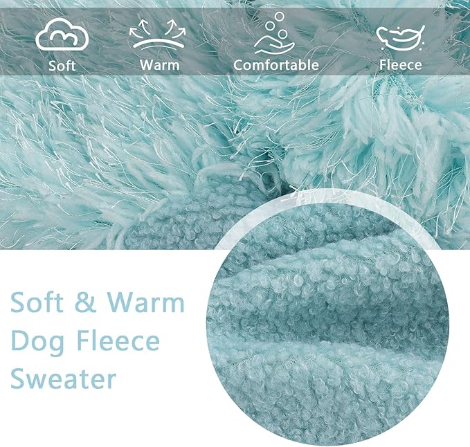 Dog Classic Sweater Chihuahua Sweatshirt Dog Clothes for Small Dogs Girl Boy Soft Fleece Coat for Small Dogs Cat Clothes Soft Puppy Cat Clothing