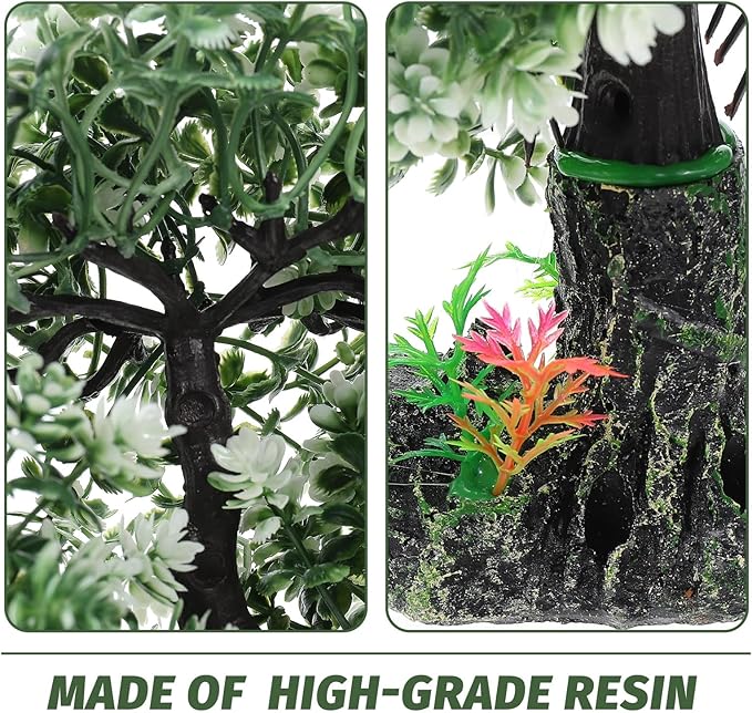Aquarium Artificial Tree Decor Realistic Fish Tank Landscaping Ornament for Home Decoration Premium Craft for Aquatic Plants and Desktop Decor