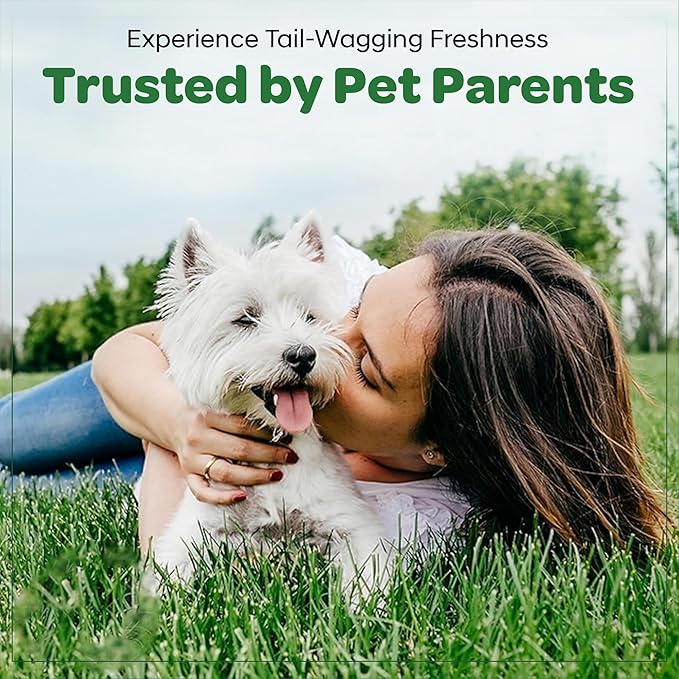 160 Dog Wipes for Paws and Butt | Unscented Dog Wipes Cleaning & Deodorizing | Extra Large, Thick and Chemical Free | Pearl Textured Pet Wipes for Dogs