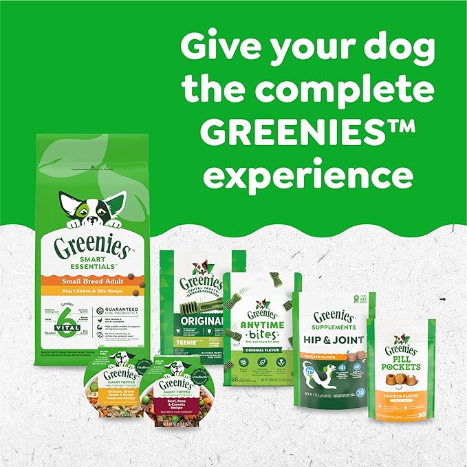 Greenies Original Petite Dental Dog Treats, 54 oz. Pack (90 Treats)