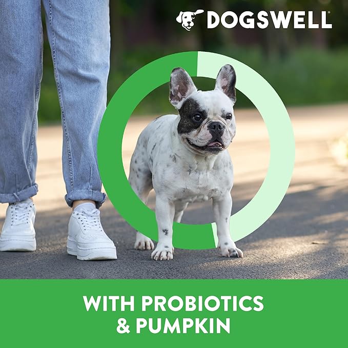 DOGSWELL Gut Health Meaty Jerky Dog Treats, Lamb, 20 oz. Pouch
