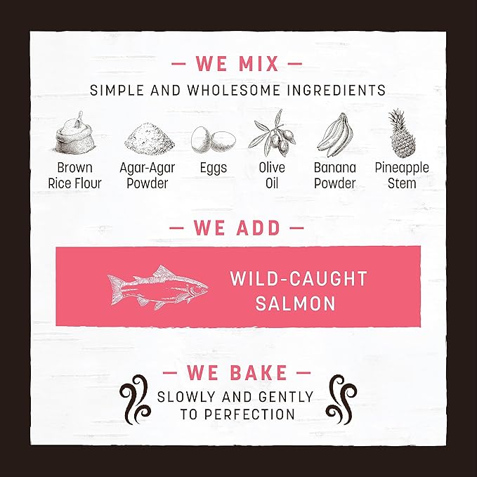 Earth Animal No Hide Strips Salmon Flavored Natural Treats | No Rawhide | Quick & Thin Dog Chews - 4 Count