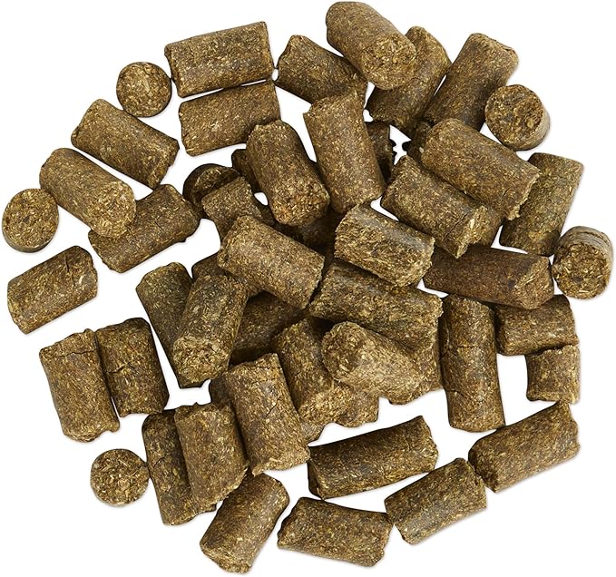 Uckele SmartEquine Equi Treats | Made with Timothy Grass & Sunflower Meal | High-Fiber Horse Treats | Low ESC & Starch | Bite-Sized | No Added Sugar | Cookies for Horses | 4 LB (4 LB, Cherry Vanilla)