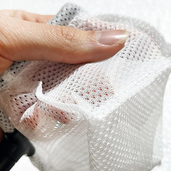 UNEAK - Aquarium Fish Net with Extendable 22"-33" Handle, Telescopic Fish Tank Nets, Fine Mesh Net for Fish and Shrimp Catching, Ponds, Creeks, and Aquariums