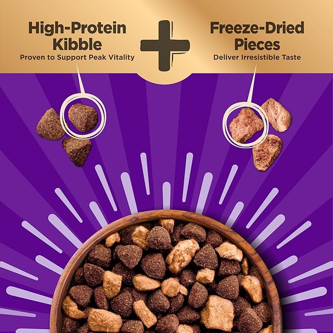 Wellness CORE+ (Formerly RawRev) Natural Grain Free Small Breed Dry Dog Food, Original Turkey & Chicken with Freeze Dried Turkey, 4-Pound Bag