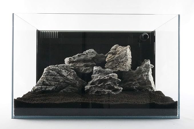 Lifegard Aquatics Aquascaping Smoky Mountain Seiryu Stone 18 Lb Kit – Decorative Aquarium Rocks, Fish Tanks – 18 Lbs Kits