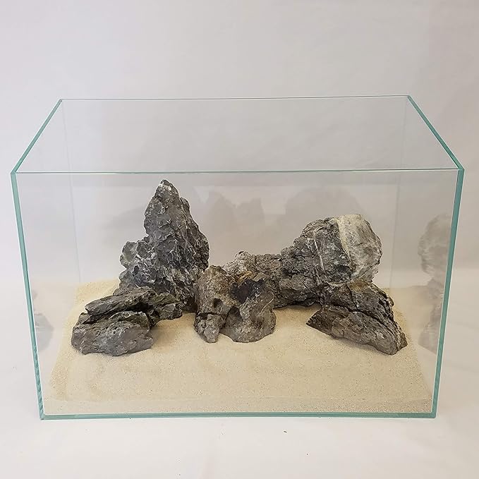 Lifegard Aquatics Aquascaping Smoky Mountain Seiryu Stone 18 Lb Kit – Decorative Aquarium Rocks, Fish Tanks – 18 Lbs Kits