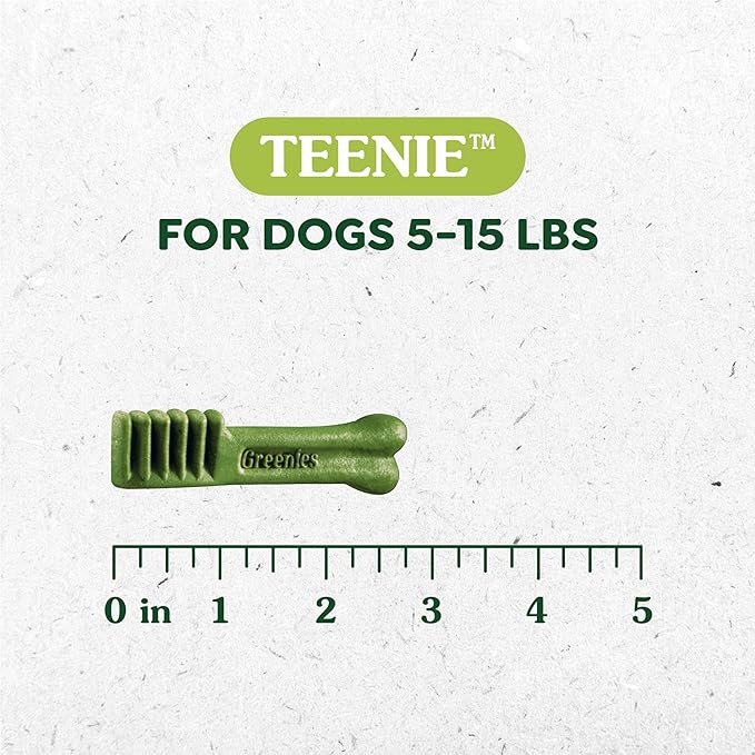 Greenies Teenie Dental Dog Treats 3-Flavor Variety Pack, (3) 12 oz. Pouches, 129 Total Treats