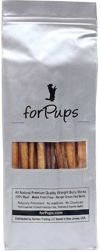 Jumbo 10"-12" Bully Sticks (2 POUNDS) for Large Dogs, for Extreme Chewers, Natural, Fully Organic, 100% Beef Pizzle Chew, Fully Digestible Dental Treat (10-12 inch, 2 lb / 32 oz)