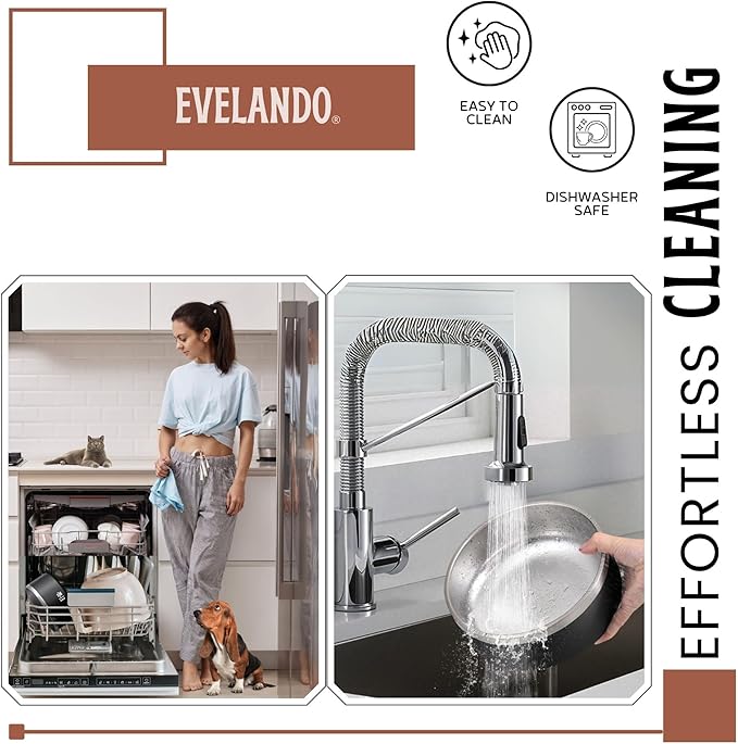 EVELANDO® 32 oz Premium Stainless Steel Pet Bowl with Triple Layer Insulation Keeps Food Warm and Water Fresh Non Slip Silicone Base BPA Free Elegant Dish for Small and Medium Dogs or Medium Cats