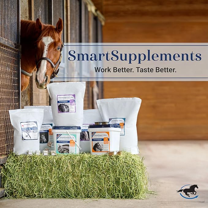 Nutrition Essentials SmartPak | Nutritional Supplement for Horses | Containing Essential Vitamins, Minerals, Amino Acids, and Omega 3 | Healthy Skin & Horse Coat | 28 Days Supply