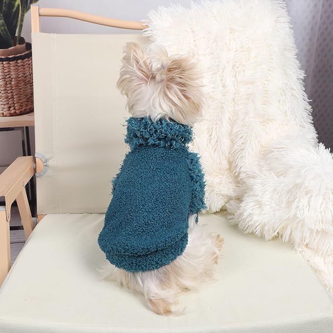 Small Dog Sweaters Dog Clothes Dog Sweater for Chihuahua Dachshund Yorkie Soft Thickening Warm Dogs Shirt Winter Puppy Sweater for Dogs