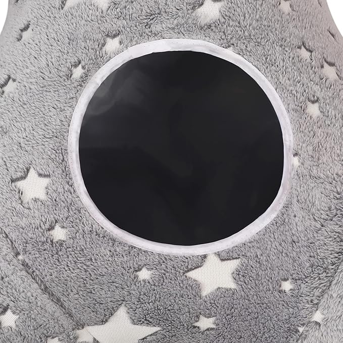 Tempcore Pet Cat Tunnel Tube Cat Toy 3 Way Collapsible, Cat Tunnels for Indoor Cats Self-Luminous Photoluminescence,Kitty Tunnel Bored Cat Pet Toys Peek Hole Toy Ball Cat, Puppy, Kitty, Kitten, Rabbit