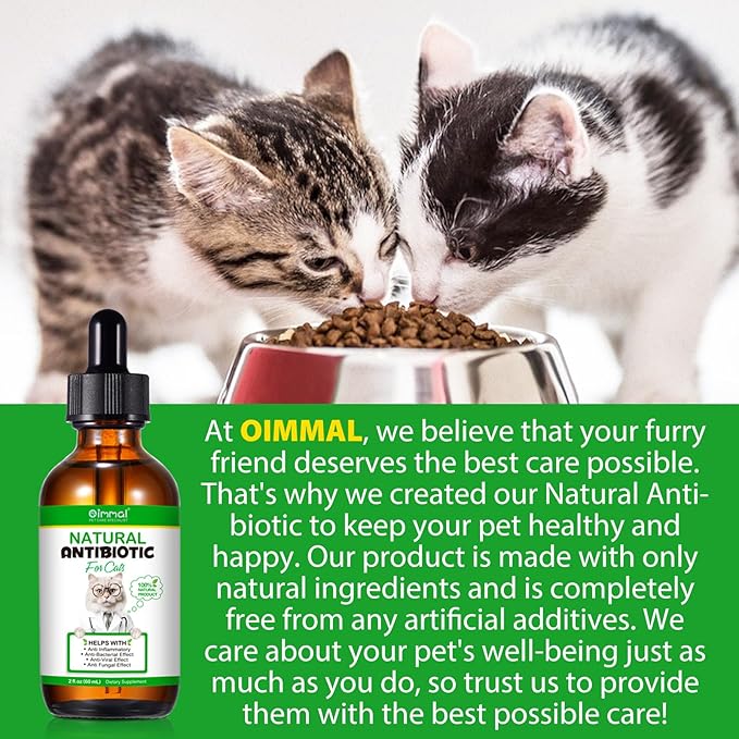 2 Pack Antibiotics for Cats, Premium Cat Antibiotics Supplement, Cats Multivitamin, Natural Antibiotic for Cats, Cat Antibiotic, Cat Antibiotics Supports Immune & Cats Allergy Relief