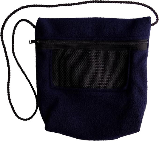 Bonding Carry Pouch for Sugar Gliders and Other Small Pets (Navy Blue)