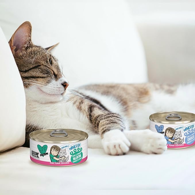 Weruva BFF Minced Natural Wet Cat Food, Tuna Too Cool in Gelee, 3oz Can, Pack of 24