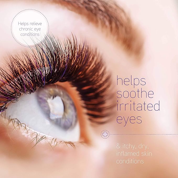 Eyelid and Lash Care - Natural, Medical-Grade Spray for Effective Relief from Styes, Blepharitis, and Irritation, 3 oz Bottle