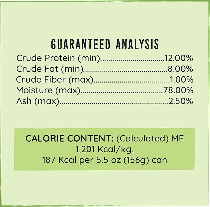 Hound & Gatos Wet Cat Food, 98% Lamb & Liver, Grain Free Pate Cat Food, Real Meat, High Protein, Limited Ingredients, No Additives, 5.5 oz. Cans (Pack of 24)