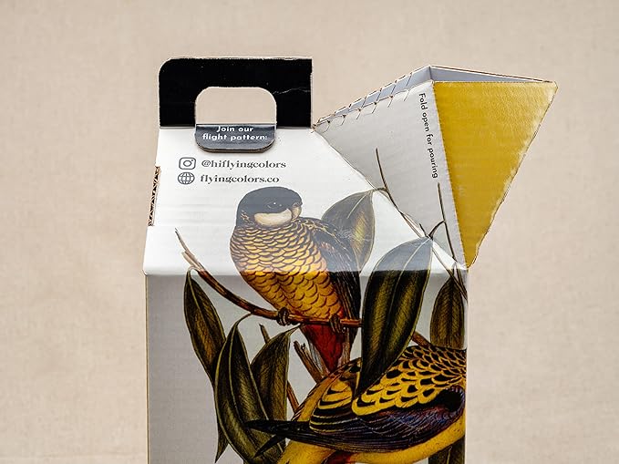 Flying Colors Premium Organic Wild Bird Seed | Millbrook No Mess Bird Seed for Outside Feeders | 100% USDA Organic, Waste Free, No Fillers, No Pesticides | Sunflower, Peanut | 3 Gallon Easy-Pour