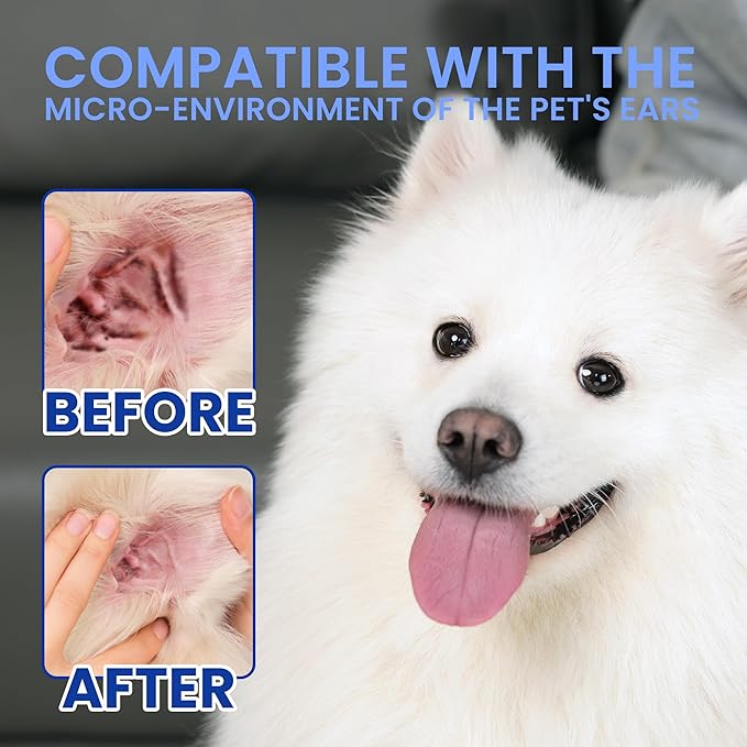 Ear Wash 150ml/5 fl.oz for Dogs, Cats and Livestock Ear Clean and Protect 2 Bottle Set