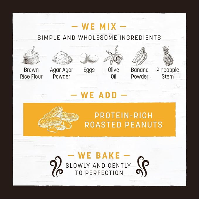Earth Animal No Hide Strips Peanut Butter Flavored Vegetarian Natural Treats | No Rawhide | Quick & Thin Dog Chews - 4 Count