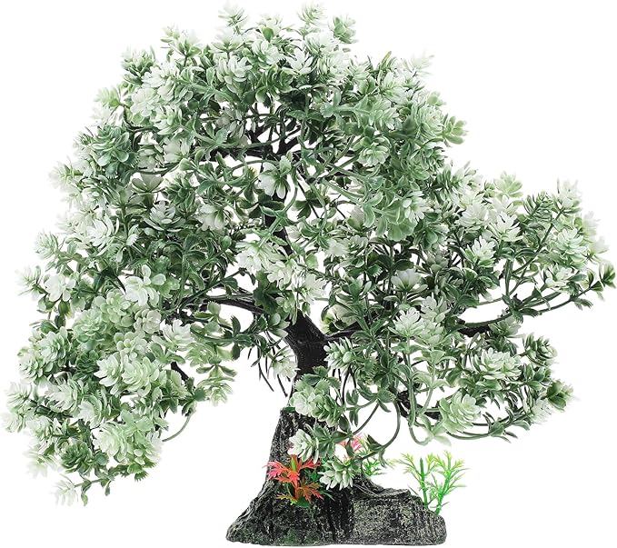 Aquarium Artificial Tree Decor Realistic Fish Tank Landscaping Ornament for Home Decoration Premium Craft for Aquatic Plants and Desktop Decor