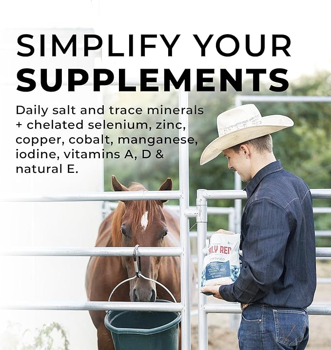 Daily Red Complete Wellness, Fortified Mineral Mix Supplement for Horses (5 LB)